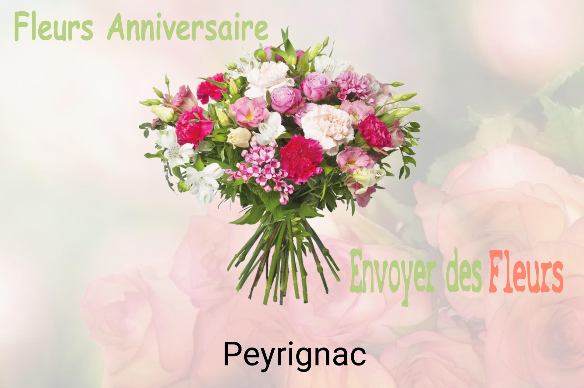 Bouquet de fleurs d’anniversaire livré à Peyrignac