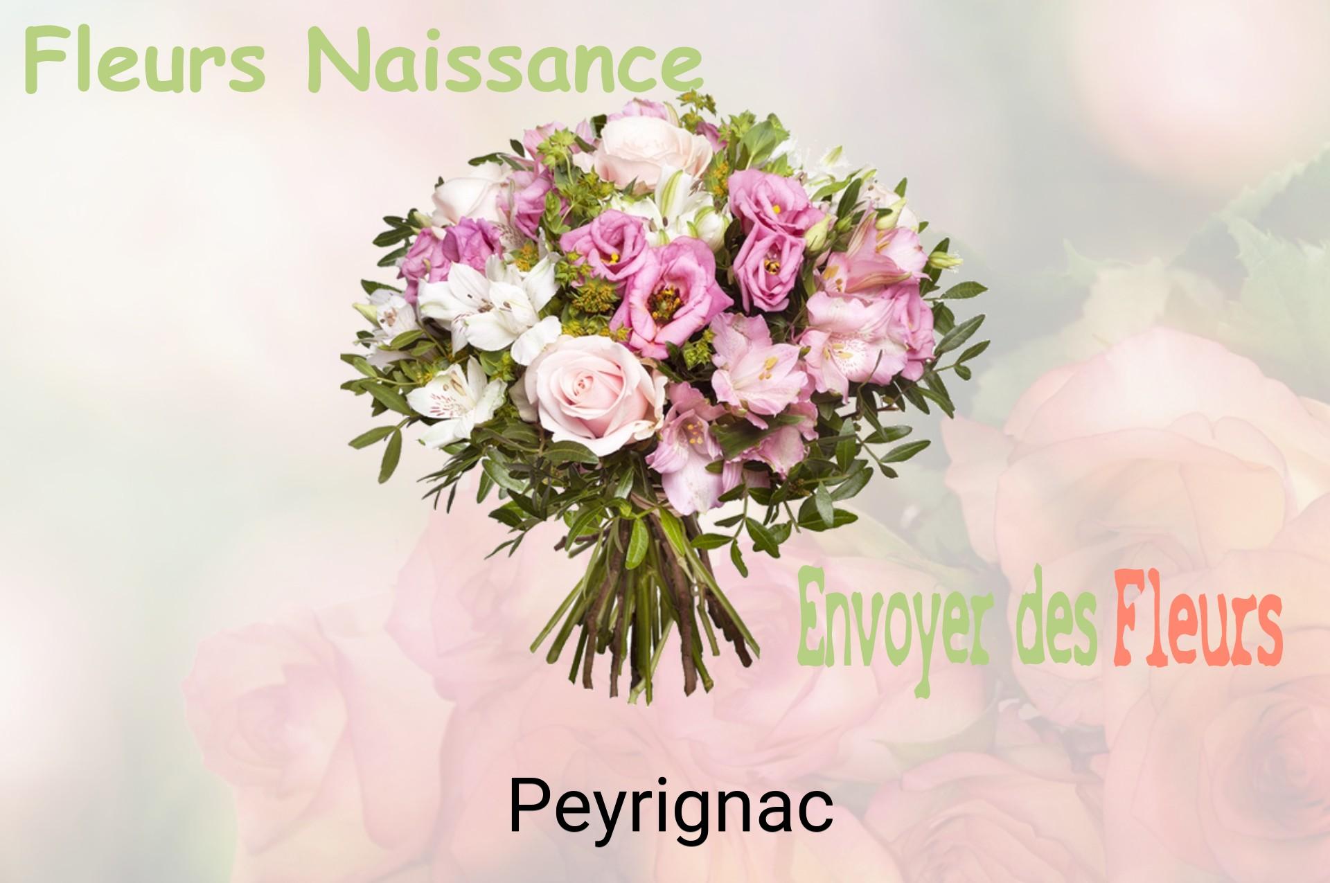 Bouquet de fleurs de naissance livré à Peyrignac